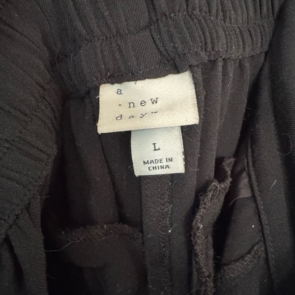 A New Day Black Drawstring Pants - Picture 4 of 6